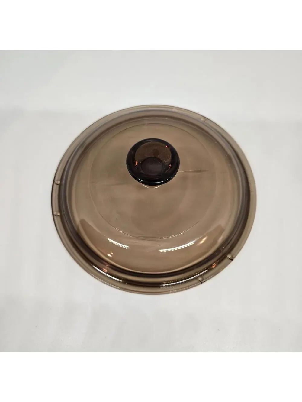 Vision Ware Amber Lid Replacement Corning Pyrex 6 3/8